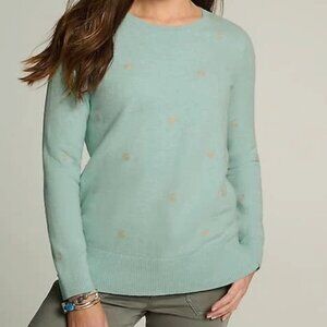 DOT-EMBROIDERED SWEATER